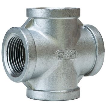 Trenton Cross 3/8 x 3/8 x 3/8 in FNPT Heavy Pattern Pipe Cross