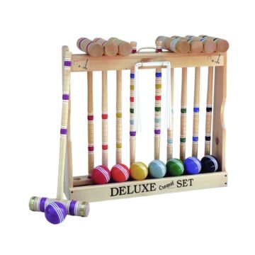 Deluxe 8-Player Garden Croquet Set