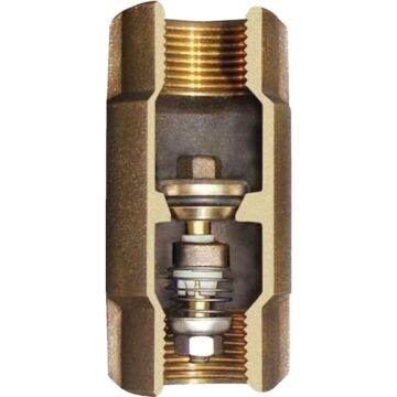 Merrill Simmons 1-1/4 In. Silicon Bronze Lead Free Check Valve
