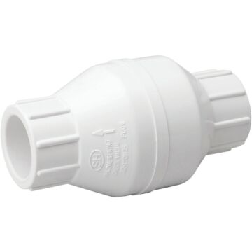 ProLine Series ProLine PVC 3/4 In. SOLV x 3/4 In. SOLV In-Line Check Valve