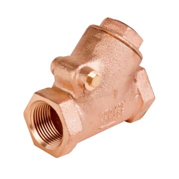 Check valve Y brass 1"