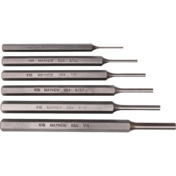 Dasco Mayhew Tools Pin Punch Set (6-Piece)