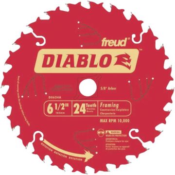 Diablo Tools 6-1/2 in. 24-Tooth Framing Saw Blade