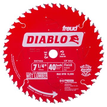 Diablo Tools 7-1/4 in. x 40 Tooth Finish Saw Blade
