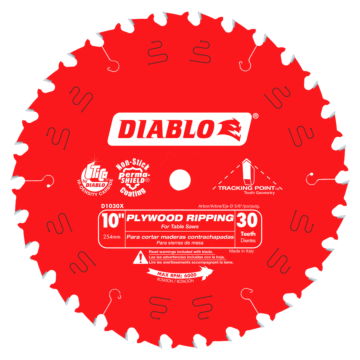 Diablo Tools 10 in. x 30 Tooth Plywood Ripping Blade