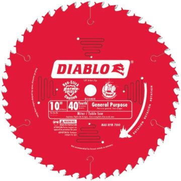 Diablo Tools 10 in. x 40 Tooth General Purpose Saw Blade
