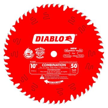 Diablo Tools 10 in. x 50 Tooth Combination Saw Blade