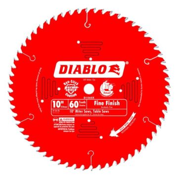 Diablo Tools 10 in. x 60 Tooth Fine Finish Saw Blade