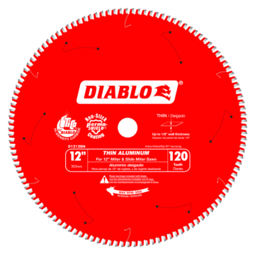Diablo Tools 12 in. x 120 Tooth Thin Aluminum Cutting Saw Blade