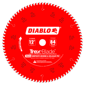 Diablo Tools 12 in. x 84 Tooth Composite Material/Plastics TrexBlade