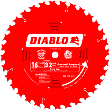 Diablo Tools 16-5/16 in. x 32 Tooth General Purpose Saw Blade