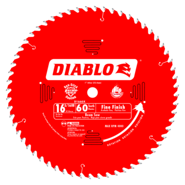Diablo Tools 16-5/16 in. x 60 Tooth Fine Finish Beam Saw Blade