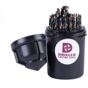 Drillco 29PC NITRO DRILL PAL 1/16-1/2 BY 64ths