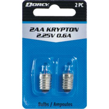 Dorcy Active Series Krypton 2.25V Flashlight Bulb (2-Pack)