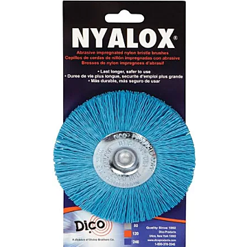 Dico 240 g Nyalox Wheel Brush (Blue) 3 in.