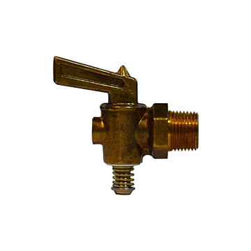 Midland Industries Lever Handle Drain Cock - 1/4 in. MIP