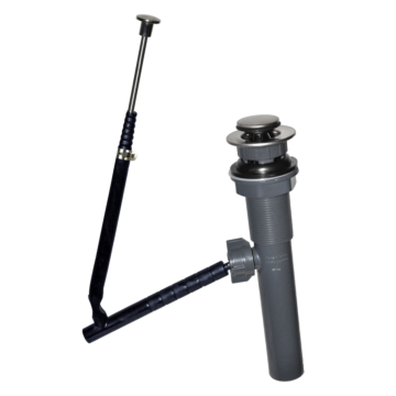 Danco EZ Connect Pop-up Plastic Lavatory Drain in Brushed Nickel