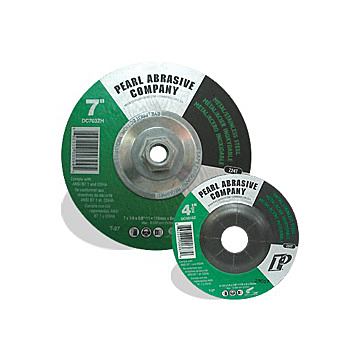 Pearl Abrasives 4 x 1/4 x 5/8 Zirconia Depressed Center Wheels, Z24T, 25/Box