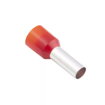 Del City 8 Ga Insulated Wire Ferrule (Red - 100pk)