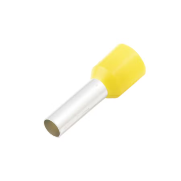 Del City 10 Ga Insulated Wire Ferrule (Yellow - 100pk)