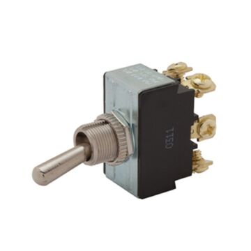 DC SPDT On-Off-(On) Toggle Switch, Screw Terminal