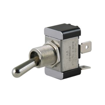 DC SPST On-Off Sealed Toggle Switch, Flat Terminal