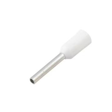Del City 22 Ga Insulated Wire Ferrule (White - 100pk)