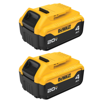 DEWALT 20V MAX* 4.0 Ah Battery (2pk)