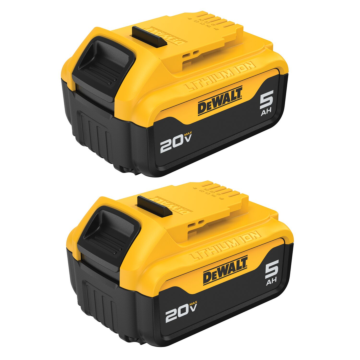 DEWALT 20V MAX* 5.0 Ah Battery (2pk)