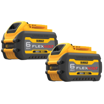 DEWALT 20V MAX* 6.0 Ah Premium Batteries (2pk)