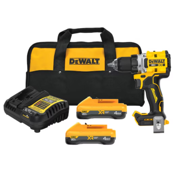 Dewalt 20V MAX* XR® Brushless Cordless 1/2 in. Drill/Driver Kit With DEWALT POWERPACK™ Batteries