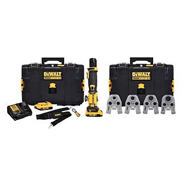 DEWALT 20V 1/2In. - 1-1/4In. Compact Press Tool Kit