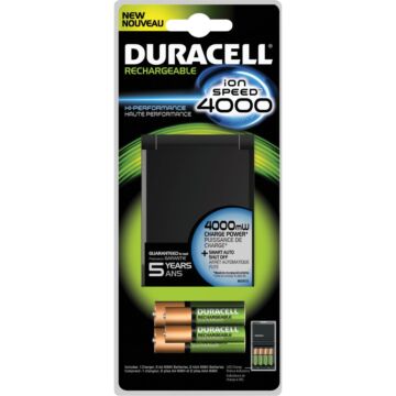 Duracell Ion Speed 4000 AA & AAA Battery Charger