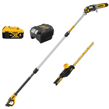 Dewalt DEWALT 20V MAX* Cordless Pole Saw and Pole Hedge Trimmer Combo Kit