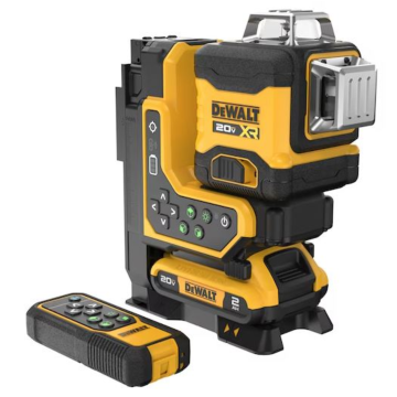 DEWALT 20V MAX XR Remote Control 3X360 Green Laser Kit