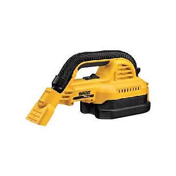 DEWALT 20V MAX* Cordless Vacuum Kit, Wet/Dry, Portable, 1/2-Gallon, Tool Only