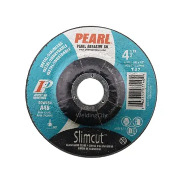 Pearl Abrasives SlimCut™ T-27 Aluminum Oxide Thin Cut-Off Wheels - 4-1/2 x .045 x 7/8 in.