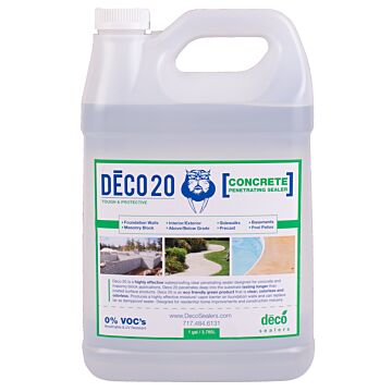 Deco Products 1 gal Clear Penetrating Concrete Sealer