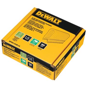 Dewalt DEWALT 1.5" 9 Ga Galvanized Barbed Fencing Staples