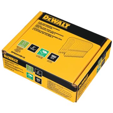 Dewalt DEWALT 2" 9 Ga Galvanized Barbed Fencing Staples