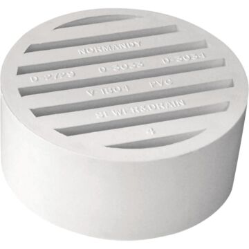 IPEX Hub-Fit 4 In. PVC Sewer and Drain Floor Strainer