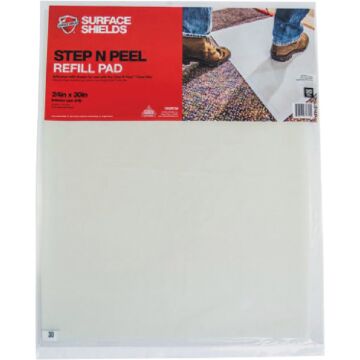 Surface Shields Step N Peel Clean Mat Floor Protector Refill Sheets (30pk) 24 in. x 30 in.
