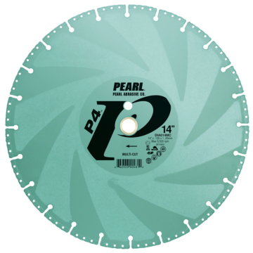 Pearl Abrasives P4™ Multi-Cut Rescue/Utility Blade 14" x .125 x 1", 20mm DIA014MC