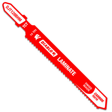 Diablo Tools 3-5/8 in. 14 TPI Carbide T-Shank Jig Saw Blade for Laminate