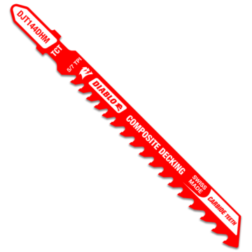 Diablo Tools 4 in. 5/7 TPI Carbide T-Shank Jig Saw Blade for Composite Decking