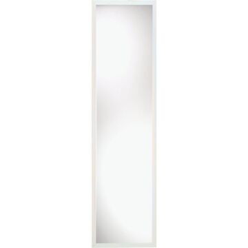 Home Decor Innovations Suave 13 In. x 49 In. White Plastic Door Mirror