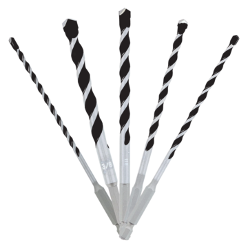 Diablo Tools 5 pc Multi-Material Carbide Tipped Hammer Drill Bit Set (5-Piece)