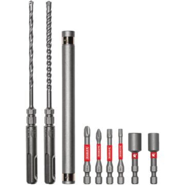Diablo Concrete Anchor Drive Installation Set (9-Piece)