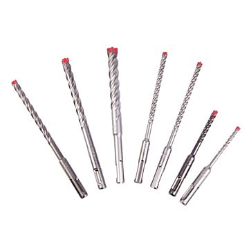 Diablo Tools 7pc Rebar Demon™ SDS-Plus 4-Cutter Full Carbide Head Hammer Bit Set (7-Piece)