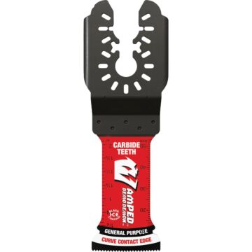 Diablo Tools AMPED™ Demo Demon™ Universal Fit Carbide Teeth Oscillating Blade for General Purpose Cuts (3pk) 1-1/4 in. x 2-1/8 in.